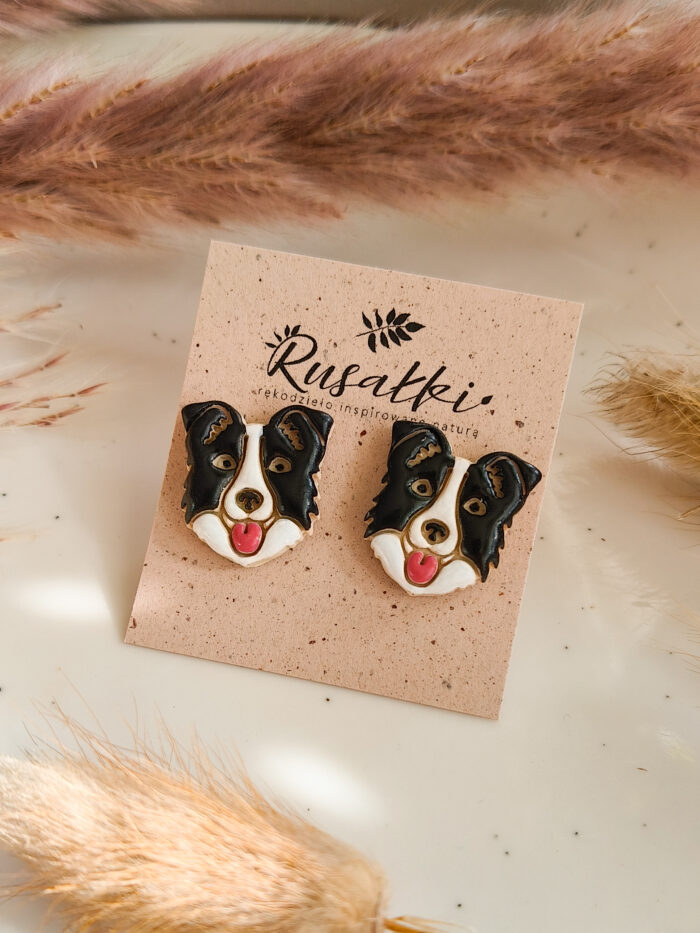 Kolczyki pieski - Border Collie - obrazek 2