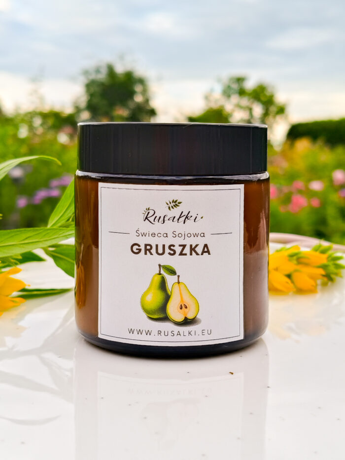 Świeca sojowa zapachowa - Gruszka