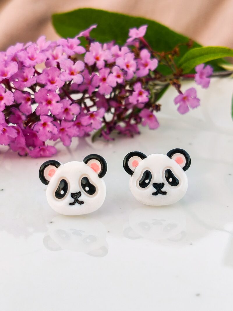 Kolczyki Pandy