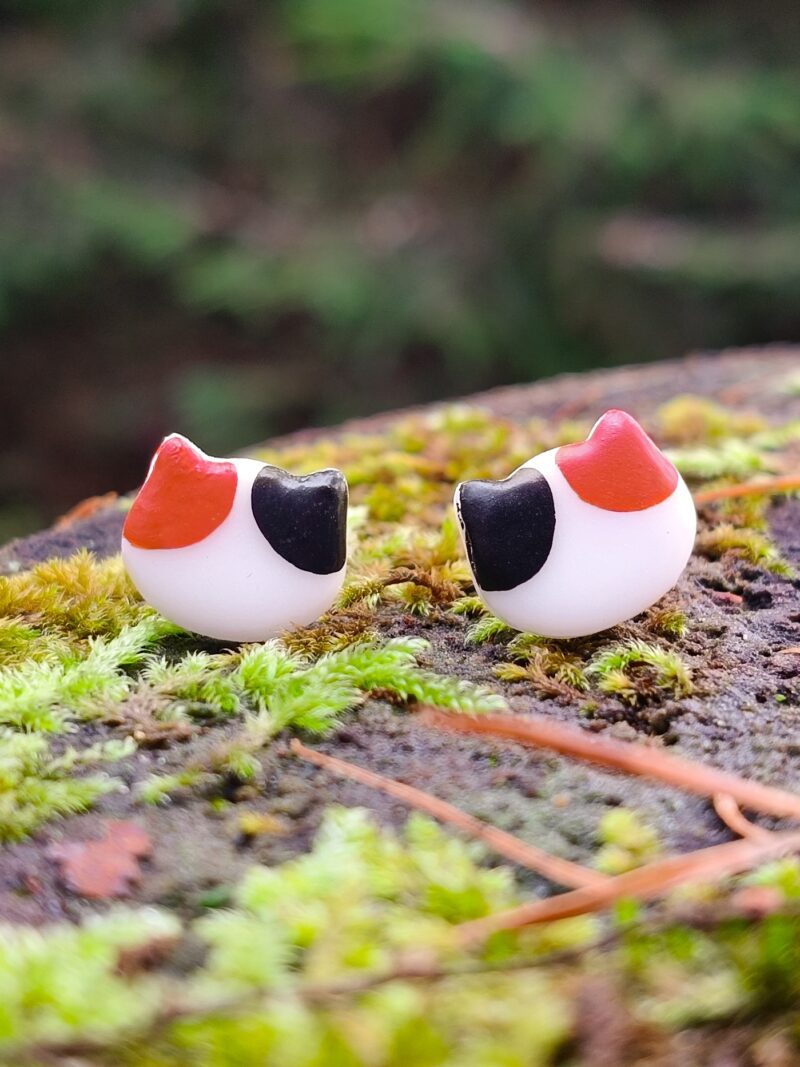 Kolczyki Koty - Tricolor