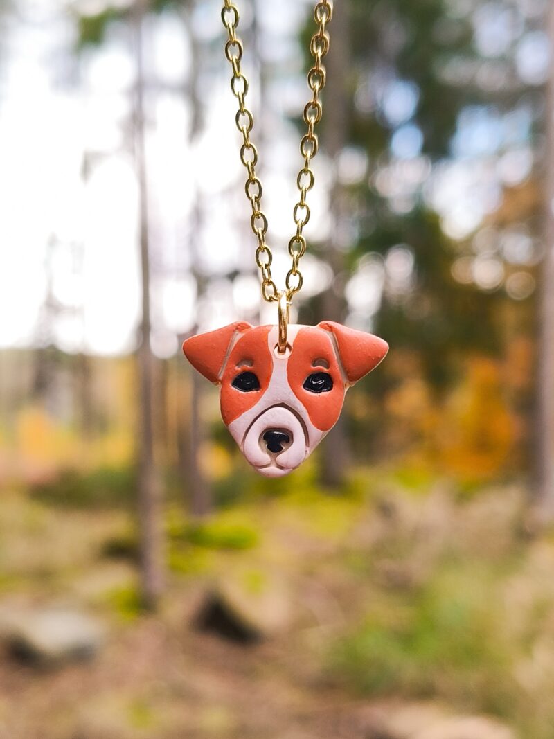 Naszyjnik z Psem - Jack Russell Terrier