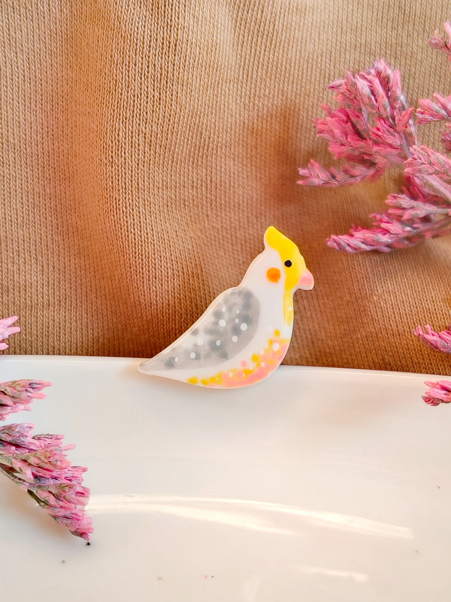 Pin ptaszek - Papuga Nimfa