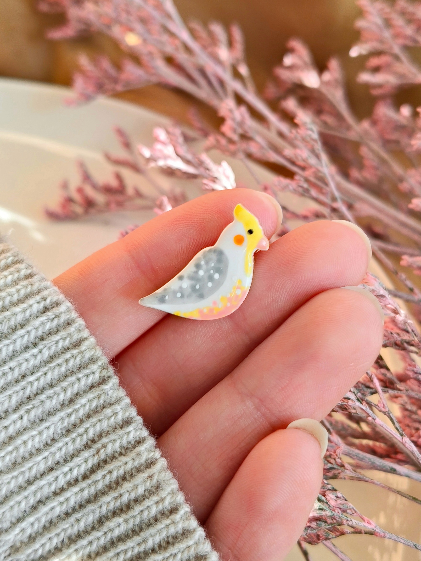 Pin ptaszek - Papuga Nimfa - obrazek 2