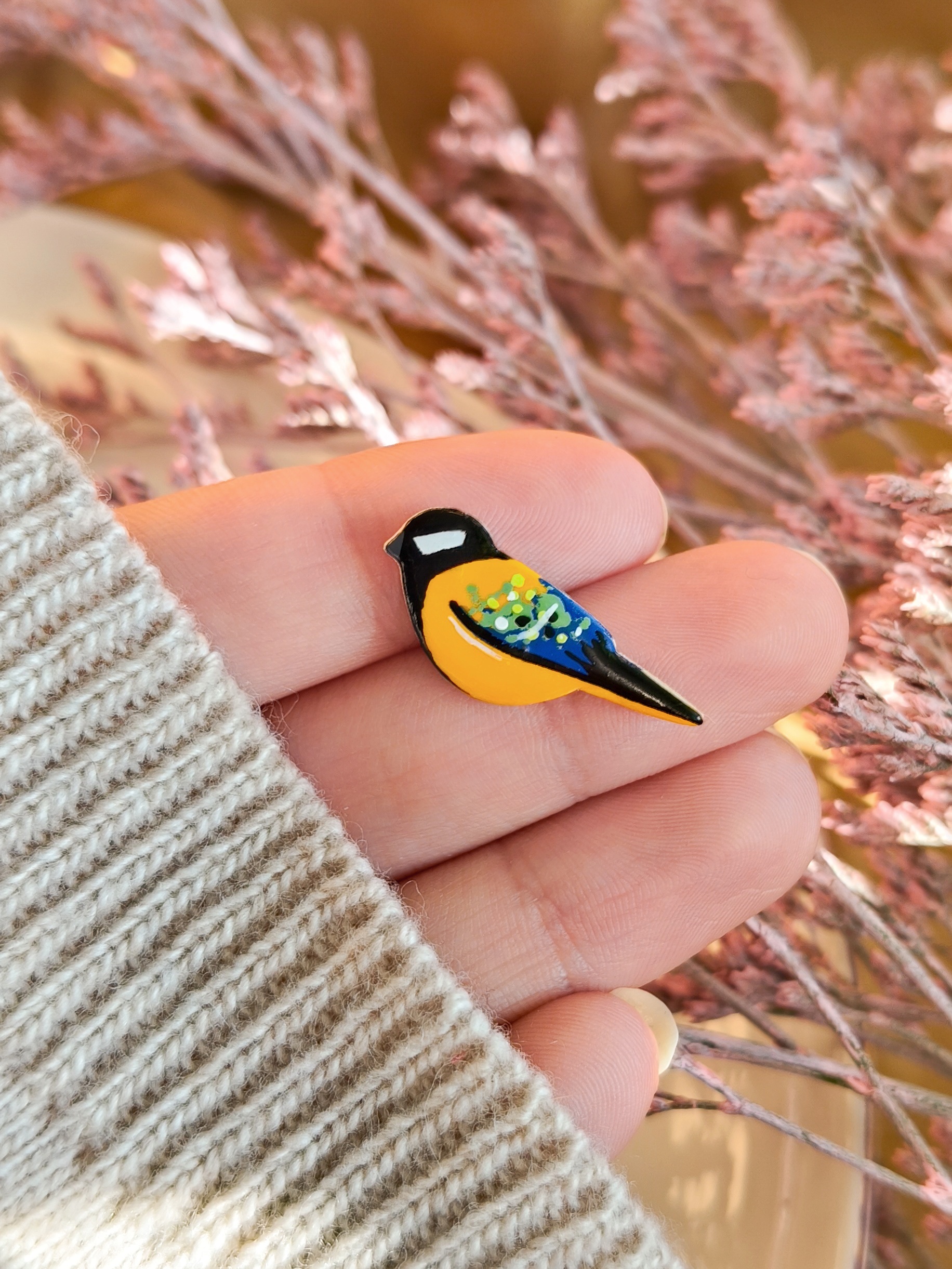 Pin ptaszek - Sikorka Bogatka - obrazek 2