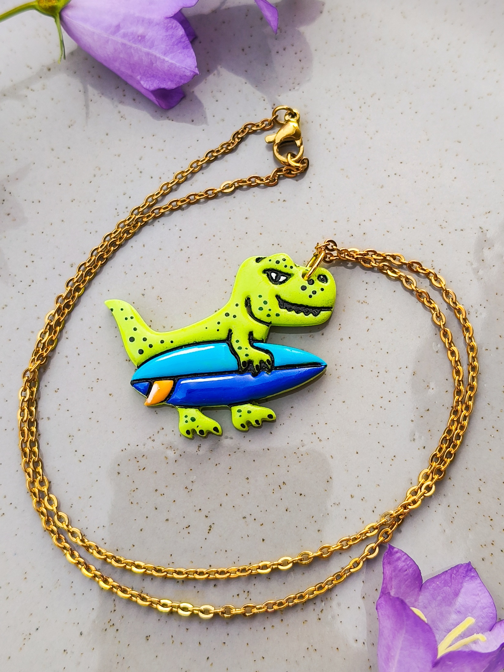 Naszyjnik Dinozaur T-Rex - obrazek 4
