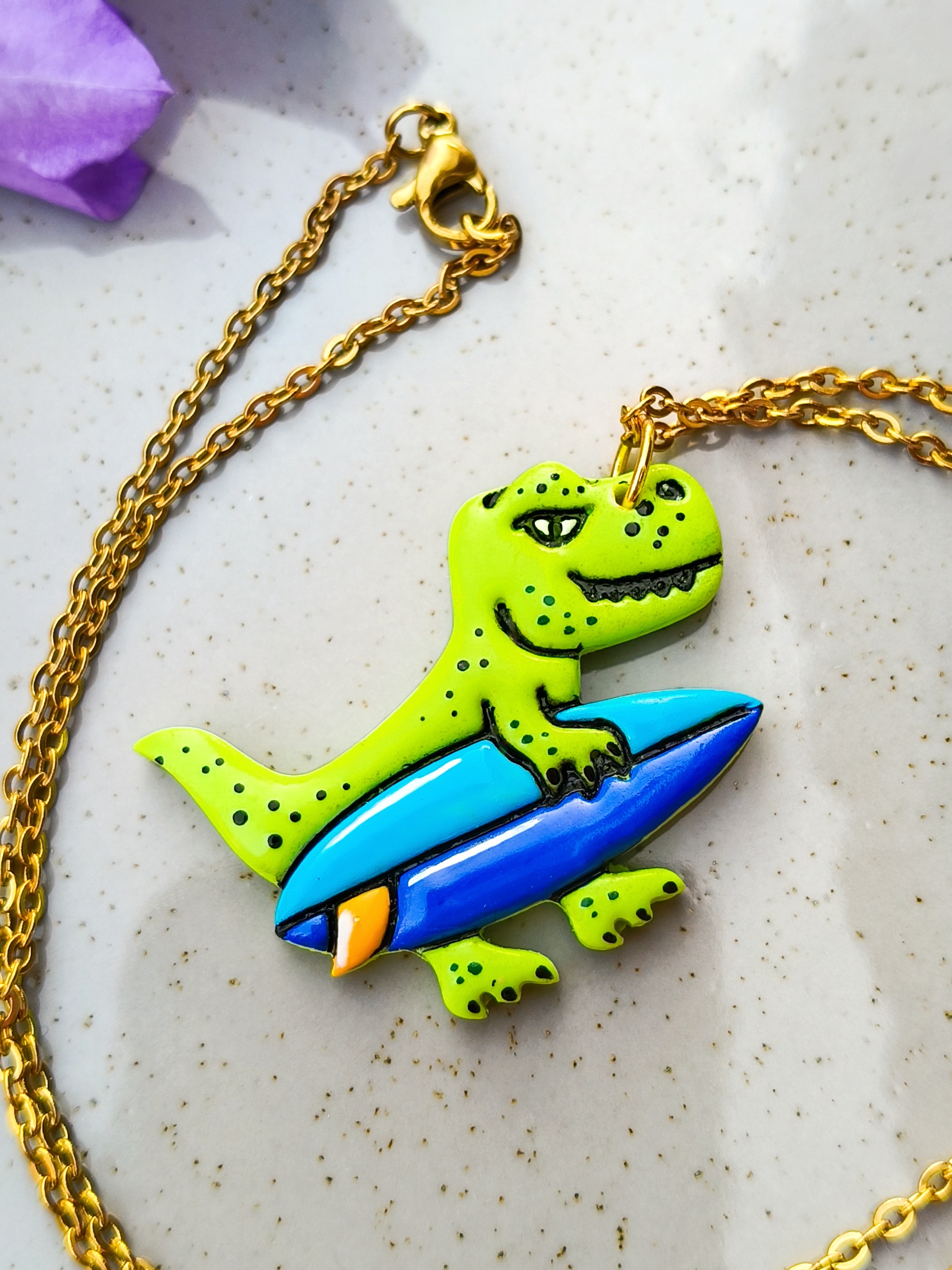 Naszyjnik Dinozaur T-Rex